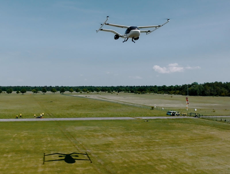 Volocopter’s 4seater Takes First Flight